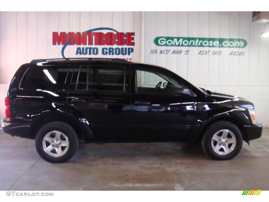 2005 Durango SLT 4x4 - Black / Medium Slate Gray photo #1