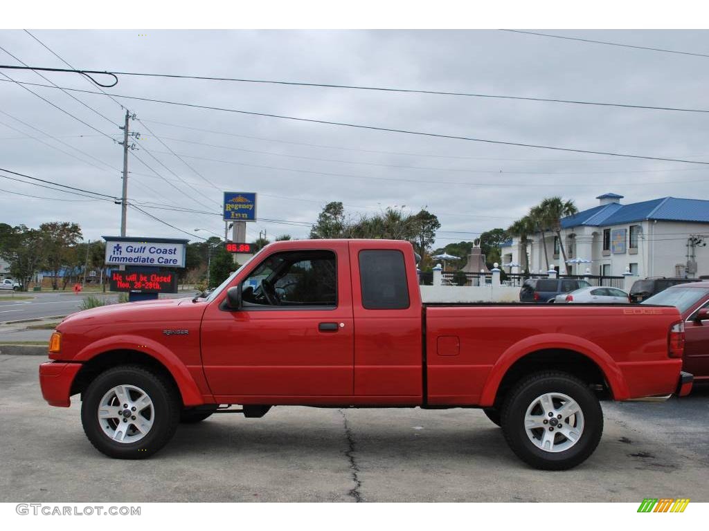 2005 Ranger Edge SuperCab - Torch Red / Medium Dark Flint photo #2