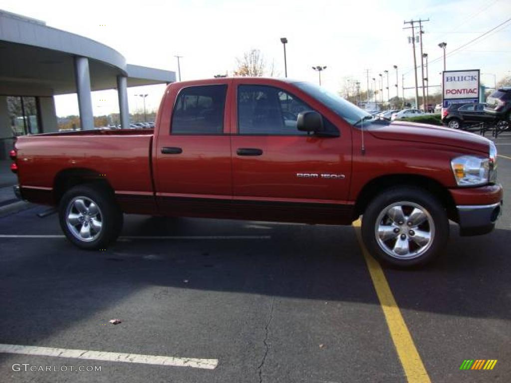 2007 Ram 1500 Big Horn Edition Quad Cab - Sunburst Orange Pearl / Medium Slate Gray photo #7