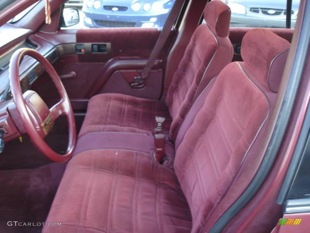 1990 Lumina Sedan - Maroon Metallic / Maroon photo #13