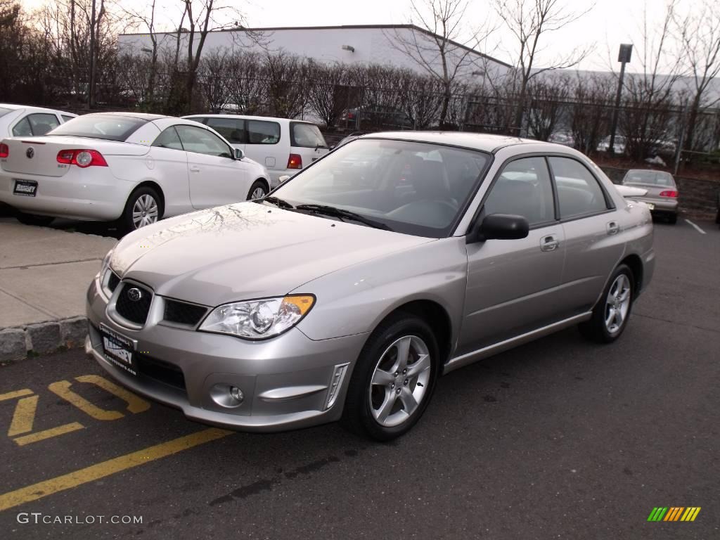 2007 Impreza 2.5i Sedan - Crystal Gray Metallic / Anthracite Black photo #1