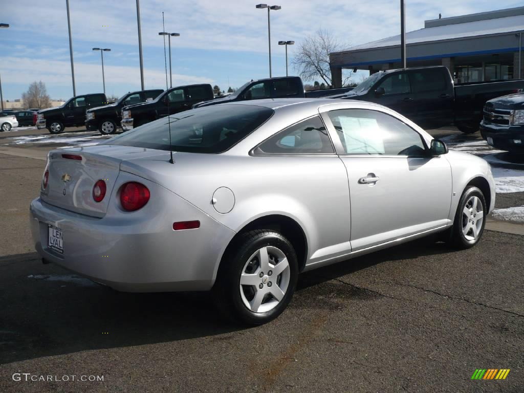 2007 Cobalt LS Coupe - Ultra Silver Metallic / Gray photo #6