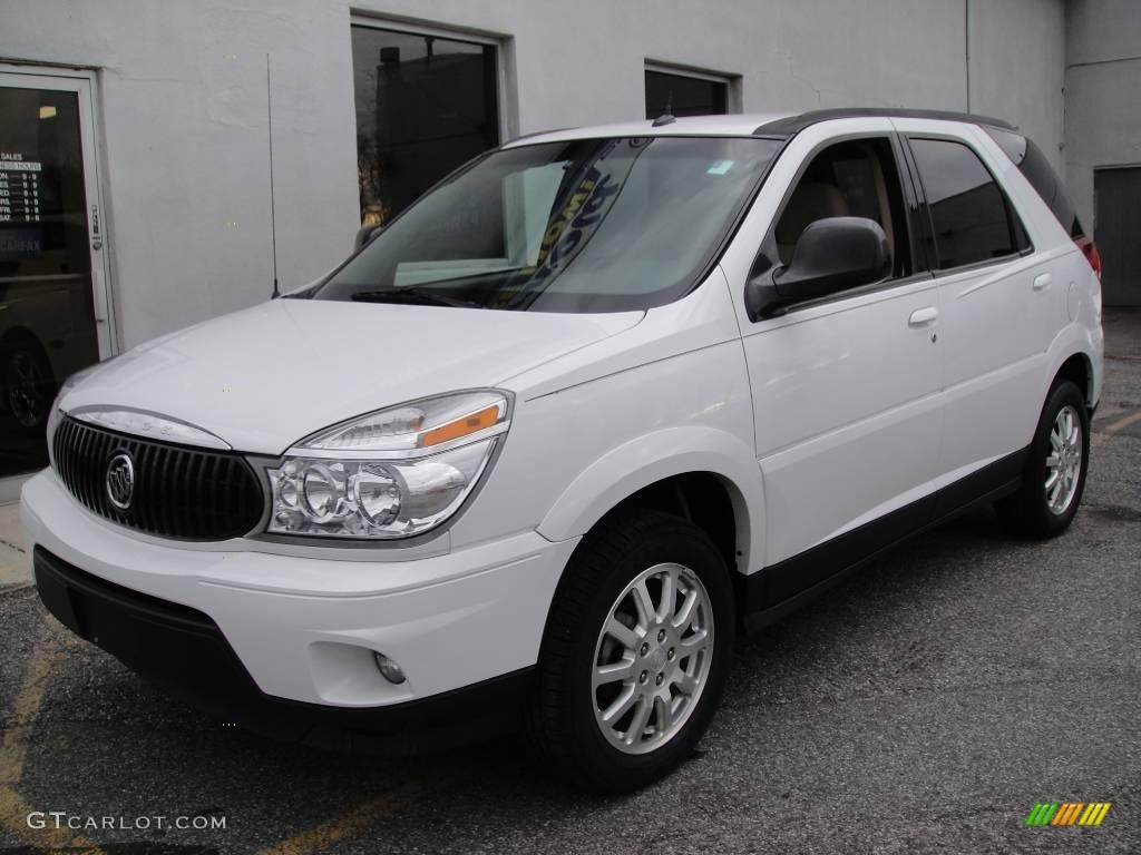 Frost White Buick Rendezvous