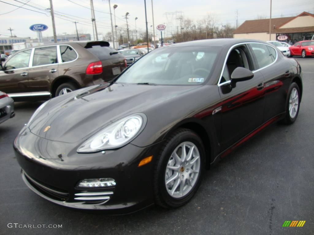 2010 Panamera S - Carbon Grey Metallic / Espresso Natural Leather photo #1