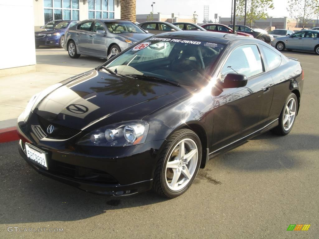 2006 RSX Type S Sports Coupe - Nighthawk Black Pearl / Ebony photo #1