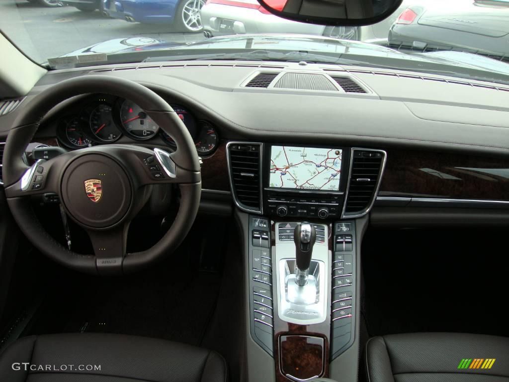 2010 Porsche Panamera S Espresso Natural Leather Dashboard Photo #22810718