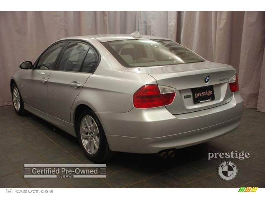 2006 3 Series 325xi Sedan - Titanium Silver Metallic / Grey photo #3