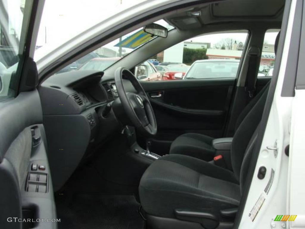2007 Corolla S - Super White / Dark Charcoal photo #7