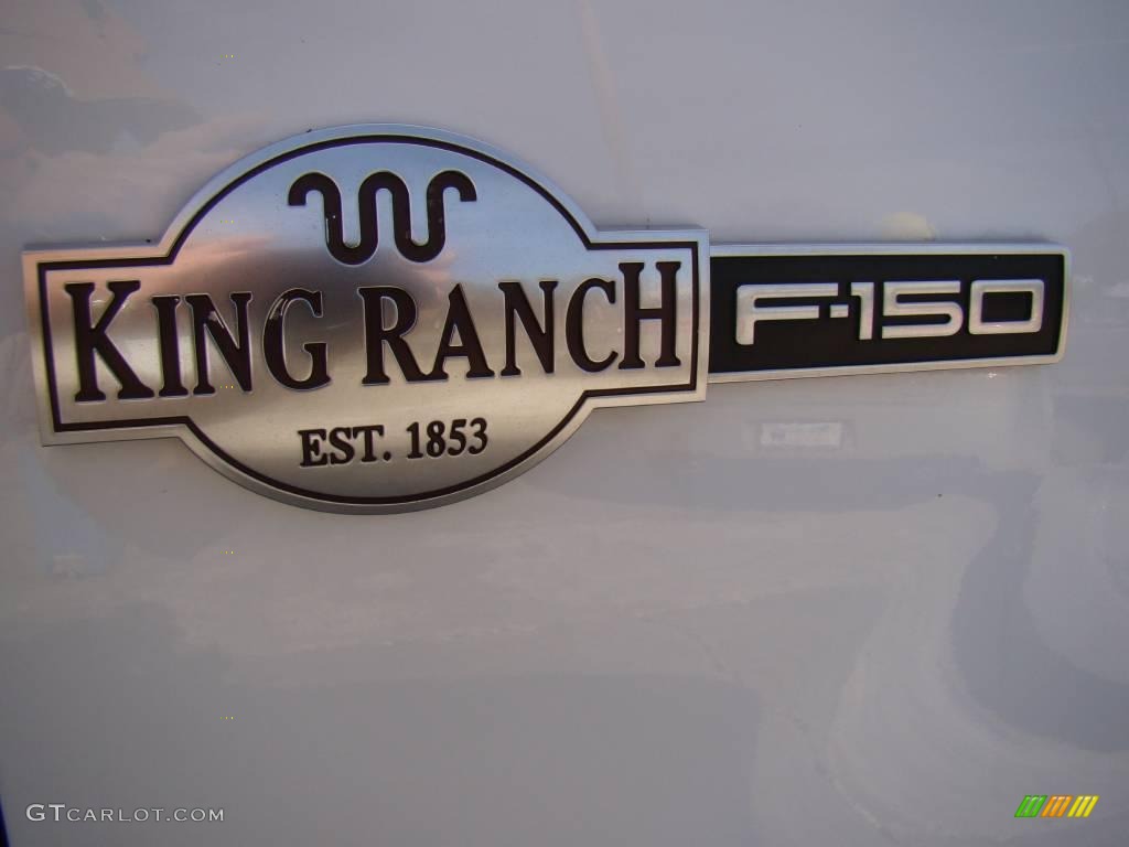2006 F150 King Ranch SuperCrew 4x4 - Oxford White / Castano Brown Leather photo #9
