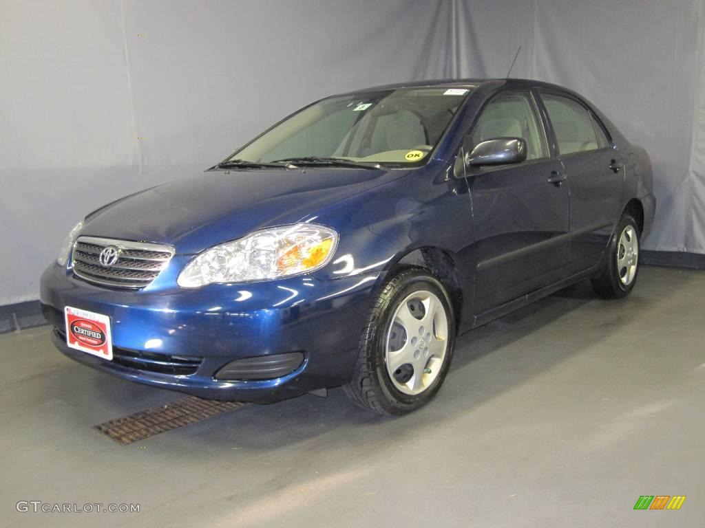 2008 Corolla CE - Indigo Ink Pearl / Beige photo #1