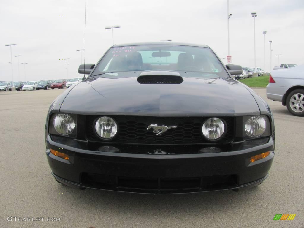 2007 Mustang GT Premium Coupe - Black / Black/Red photo #13
