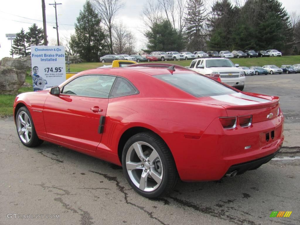 2010 Camaro LT/RS Coupe - Victory Red / Black photo #3