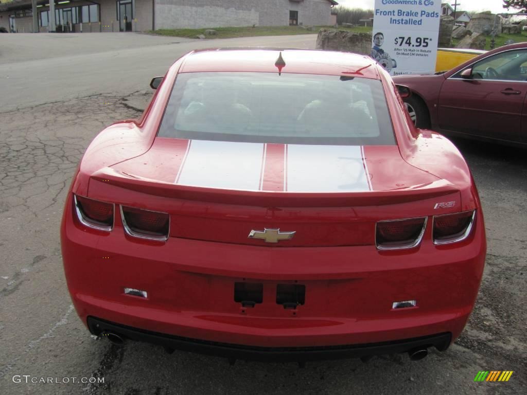 2010 Camaro LT/RS Coupe - Victory Red / Black photo #4