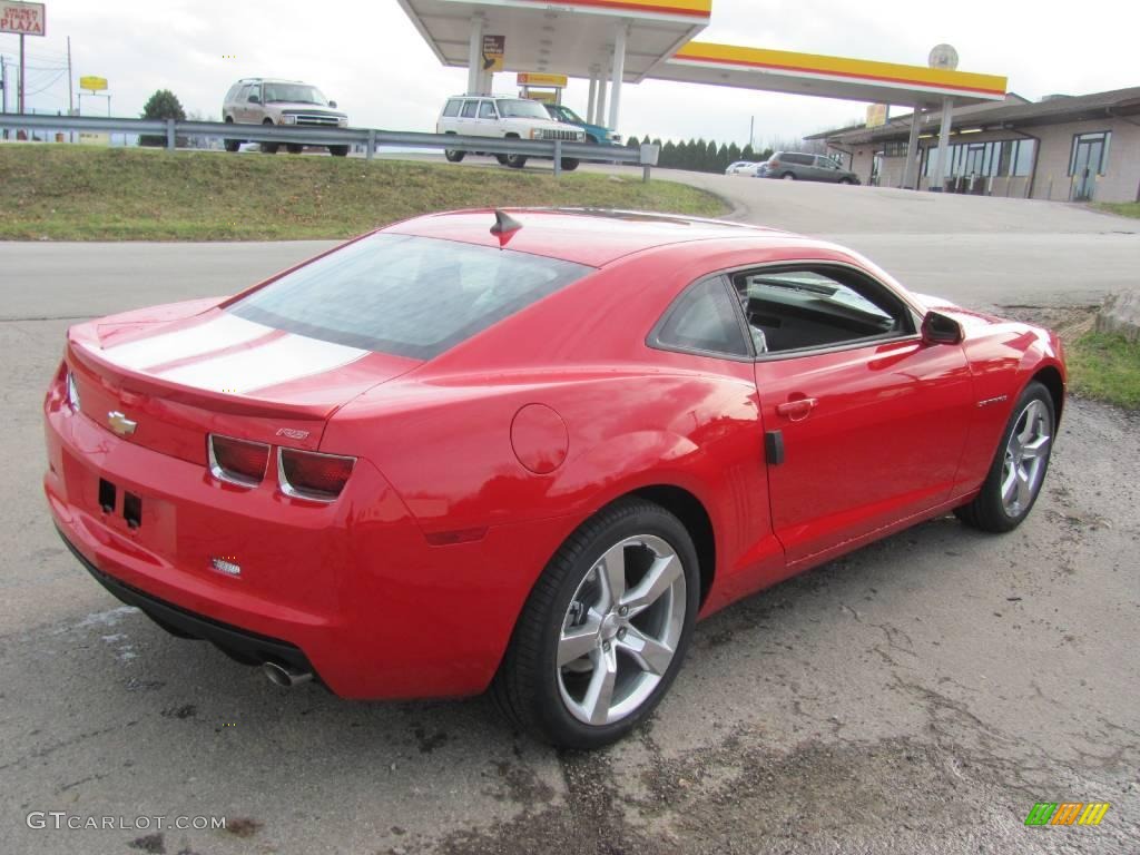 2010 Camaro LT/RS Coupe - Victory Red / Black photo #6