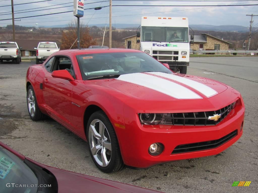 2010 Camaro LT/RS Coupe - Victory Red / Black photo #12