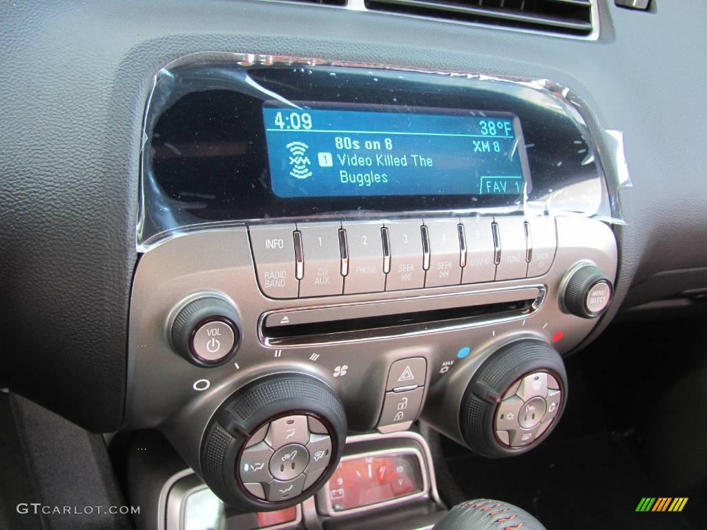 2010 Camaro SS/RS Coupe - Black / Black/Inferno Orange photo #29