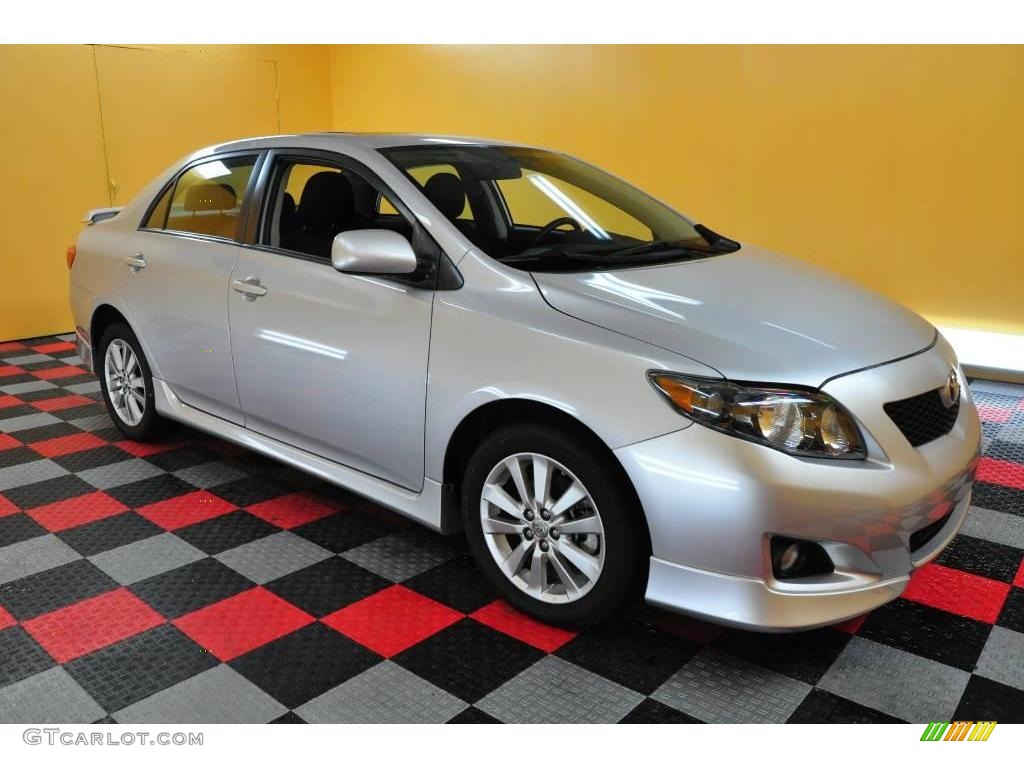 2009 Corolla S - Classic Silver Metallic / Dark Charcoal photo #1