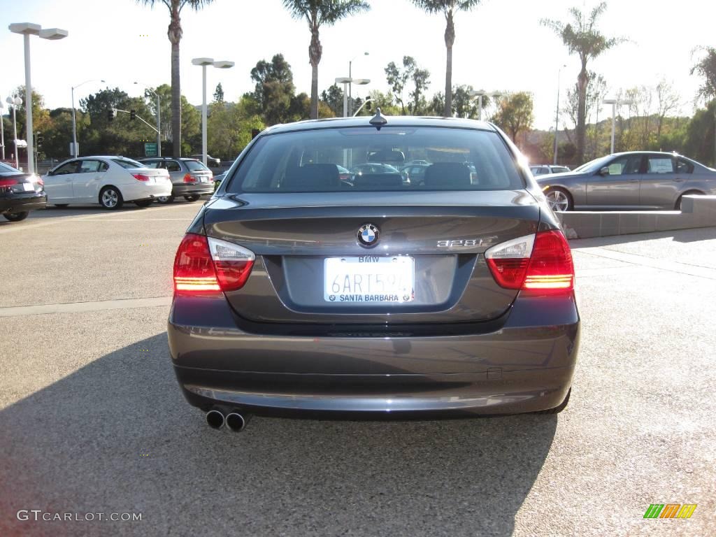 2008 3 Series 328i Sedan - Sparkling Graphite Metallic / Black photo #9