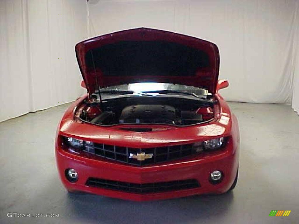 2010 Camaro LT Coupe - Victory Red / Gray photo #4