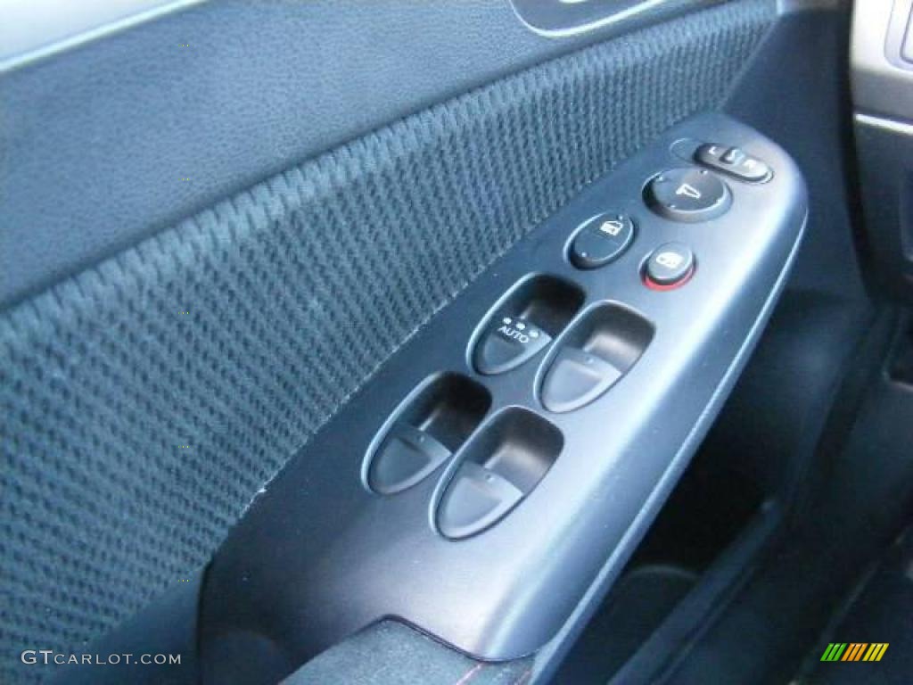 2007 Civic Si Sedan - Nighthawk Black Pearl / Black photo #22