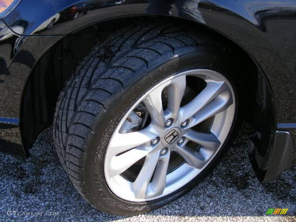 2007 Civic Si Sedan - Nighthawk Black Pearl / Black photo #26