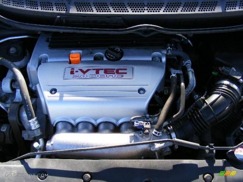 2007 Civic Si Sedan - Nighthawk Black Pearl / Black photo #27
