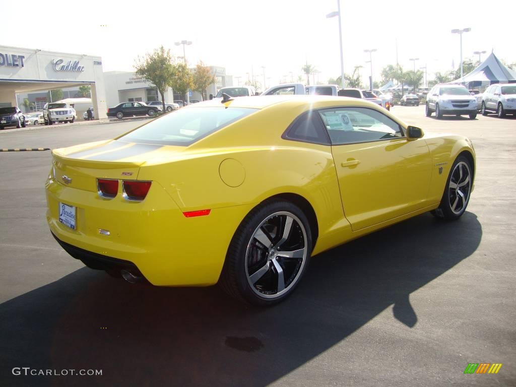 2010 Camaro SS Coupe Transformers Special Edition - Rally Yellow / Black photo #5