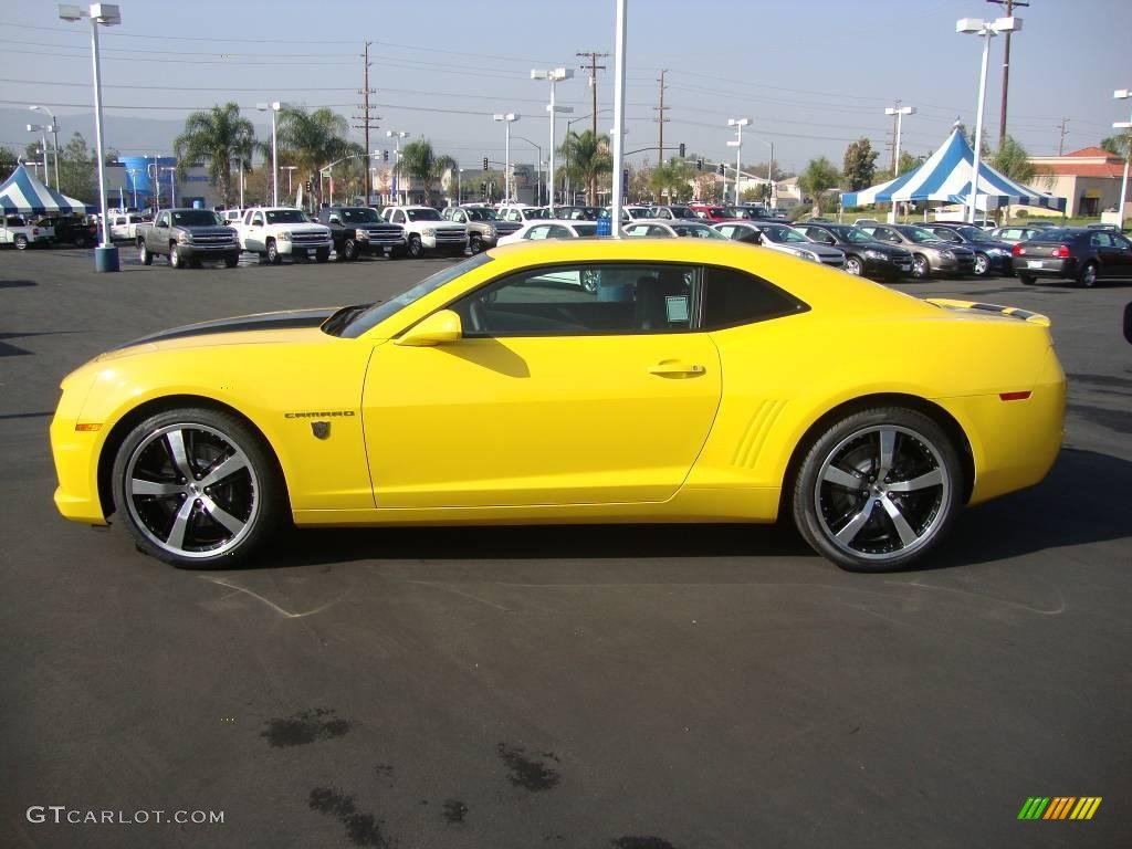 2010 Camaro SS Coupe Transformers Special Edition - Rally Yellow / Black photo #7