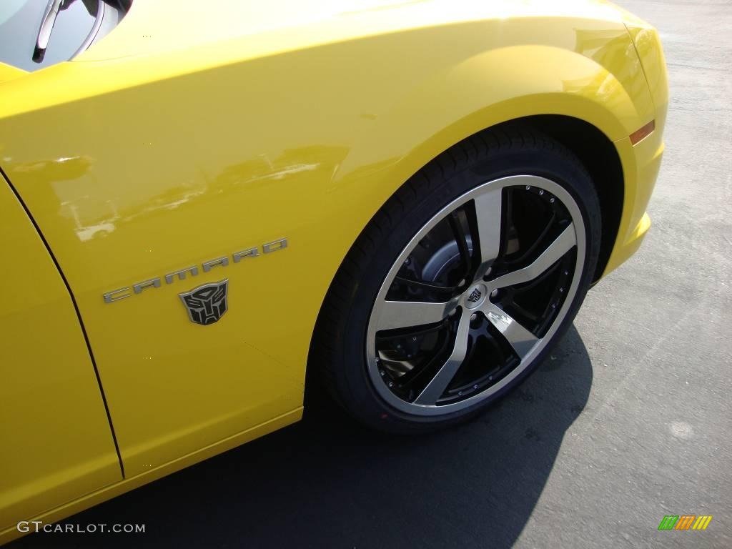 2010 Camaro SS Coupe Transformers Special Edition - Rally Yellow / Black photo #11