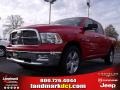 2010 Flame Red Dodge Ram 1500 Big Horn Crew Cab  photo #1