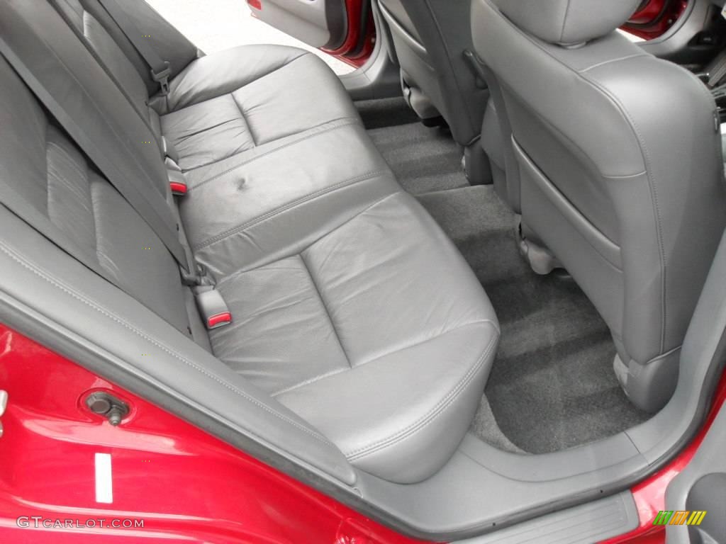 2007 Accord EX-L V6 Sedan - Moroccan Red Pearl / Gray photo #12