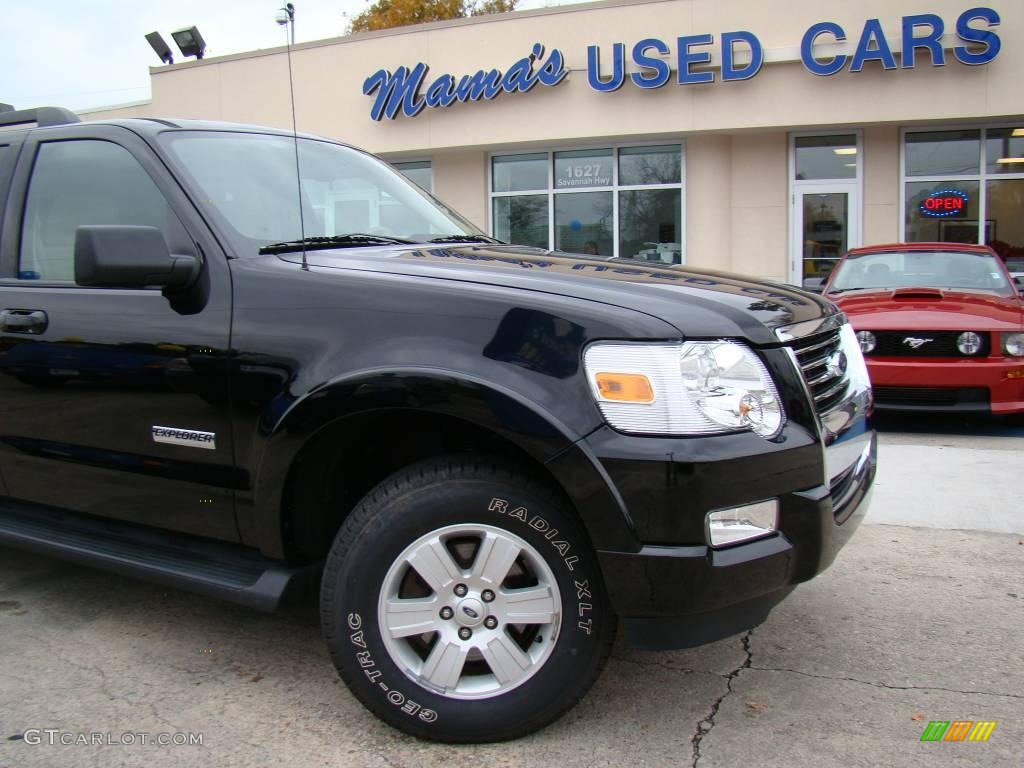 2008 Explorer XLT - Black / Camel photo #30