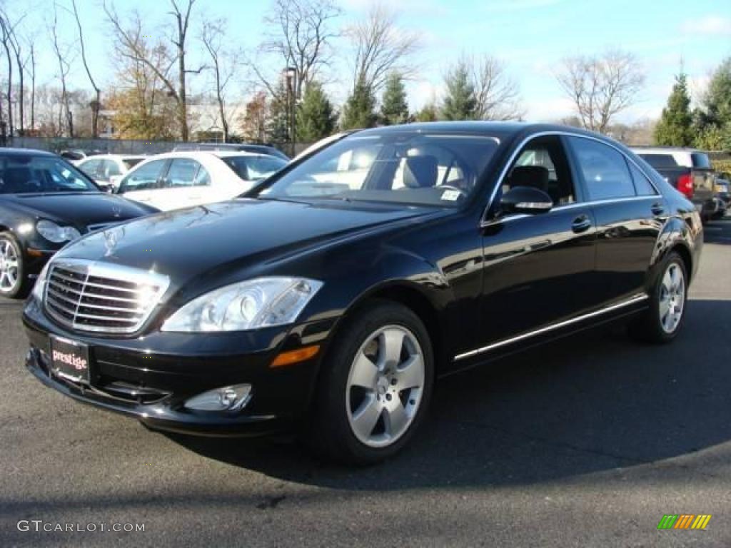 2007 S 550 4Matic Sedan - Black / Black photo #1