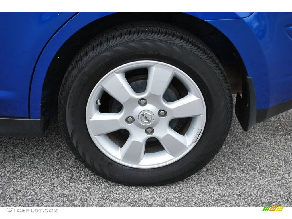2008 Versa 1.8 SL Hatchback - Sapphire Blue / Charcoal photo #11