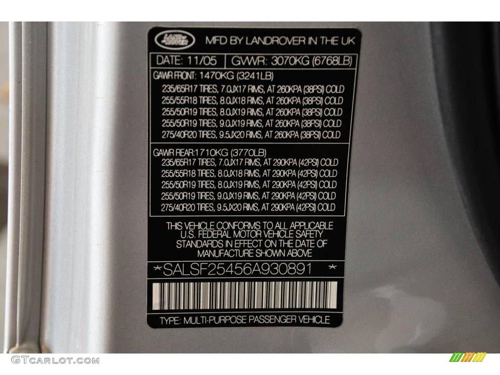 2006 Range Rover Sport HSE - Zambezi Silver Metallic / Ivory photo #13