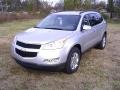 2010 Silver Ice Metallic Chevrolet Traverse LT  photo #1