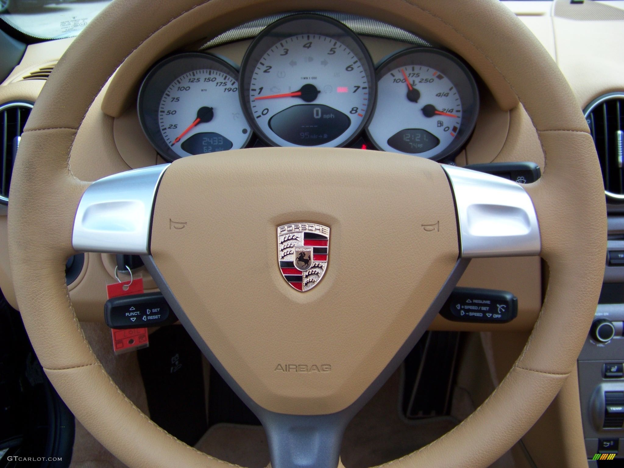 2008 Boxster S - Black / Sand Beige photo #9