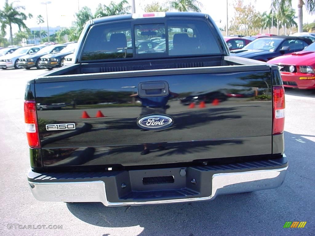 2006 F150 XLT SuperCrew - Black / Medium/Dark Flint photo #4