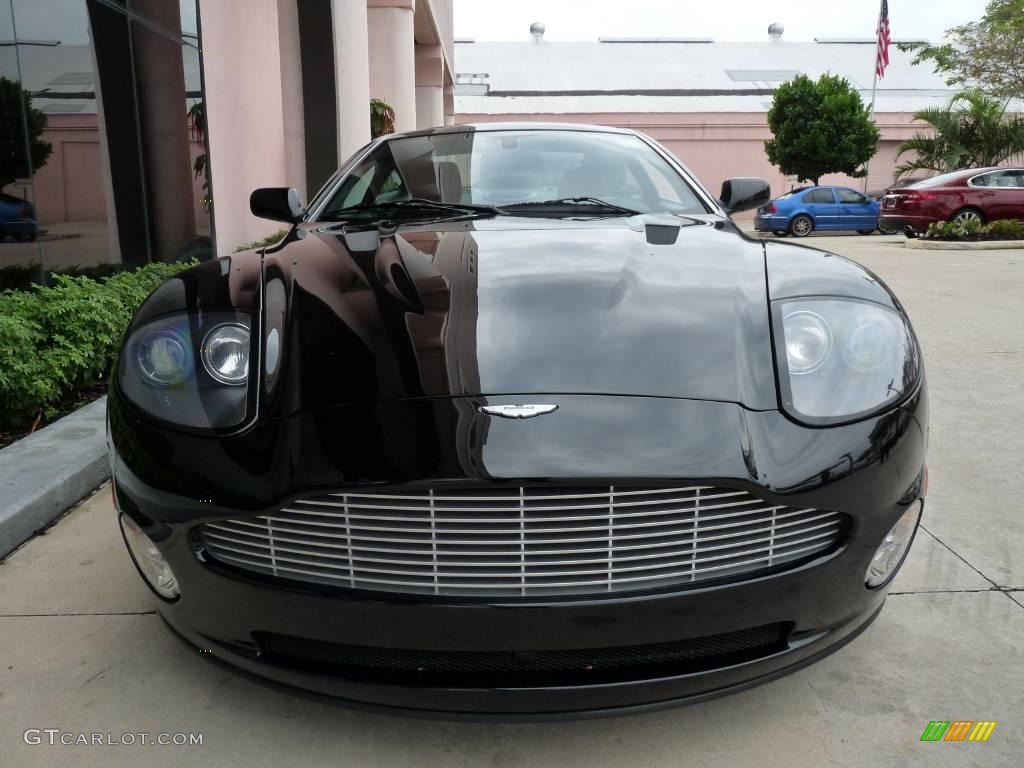 2004 Vanquish  - Jet Black / Obsidian Black photo #2