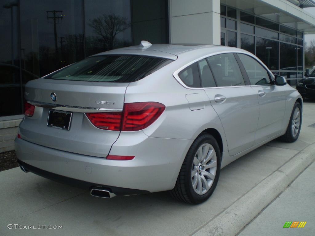 2010 5 Series 550i Gran Turismo - Titanium Silver Metallic / Black photo #1