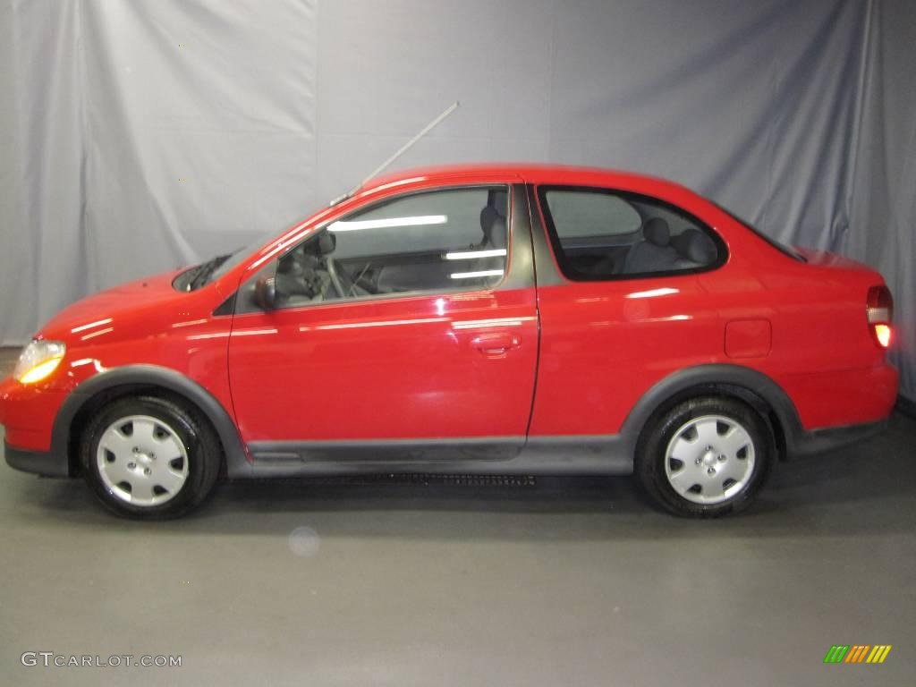 Absolutely Red 2002 Toyota ECHO Coupe Exterior Photo #22852091