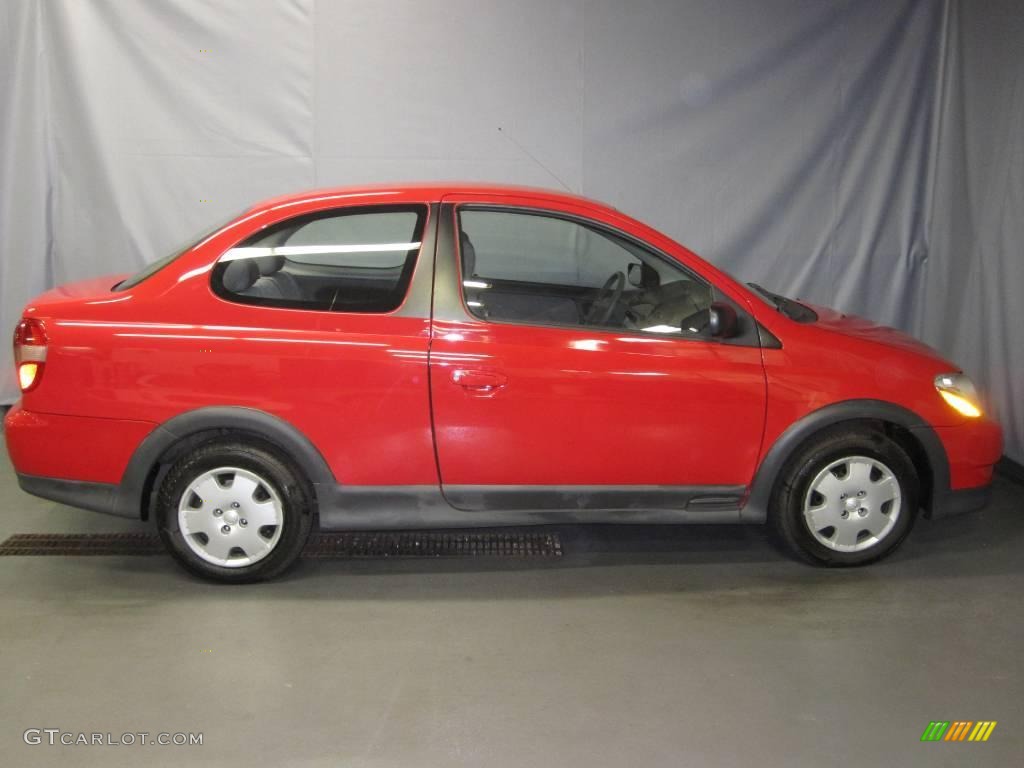 2002 ECHO Coupe - Absolutely Red / Shadow Gray photo #4