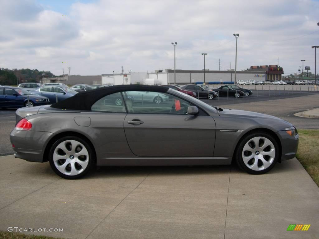 2007 6 Series 650i Convertible - Stratus Grey Metallic / Cream Beige photo #6