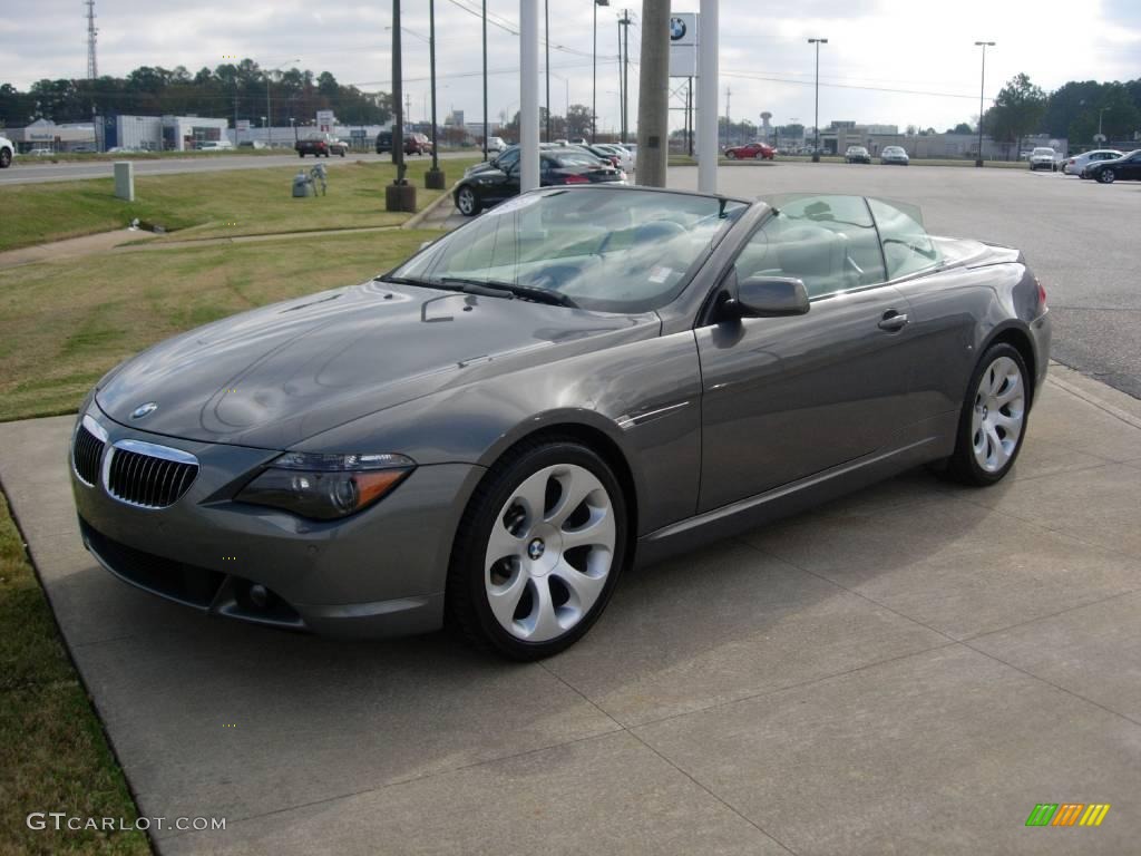 2007 6 Series 650i Convertible - Stratus Grey Metallic / Cream Beige photo #7