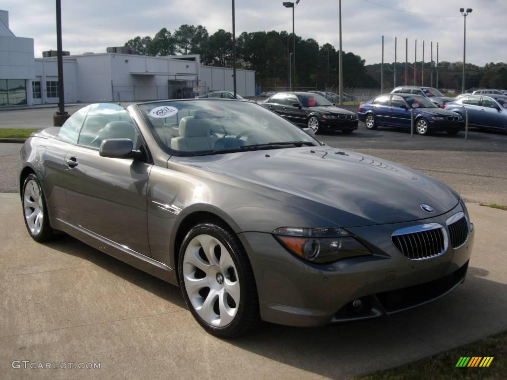2007 6 Series 650i Convertible - Stratus Grey Metallic / Cream Beige photo #8