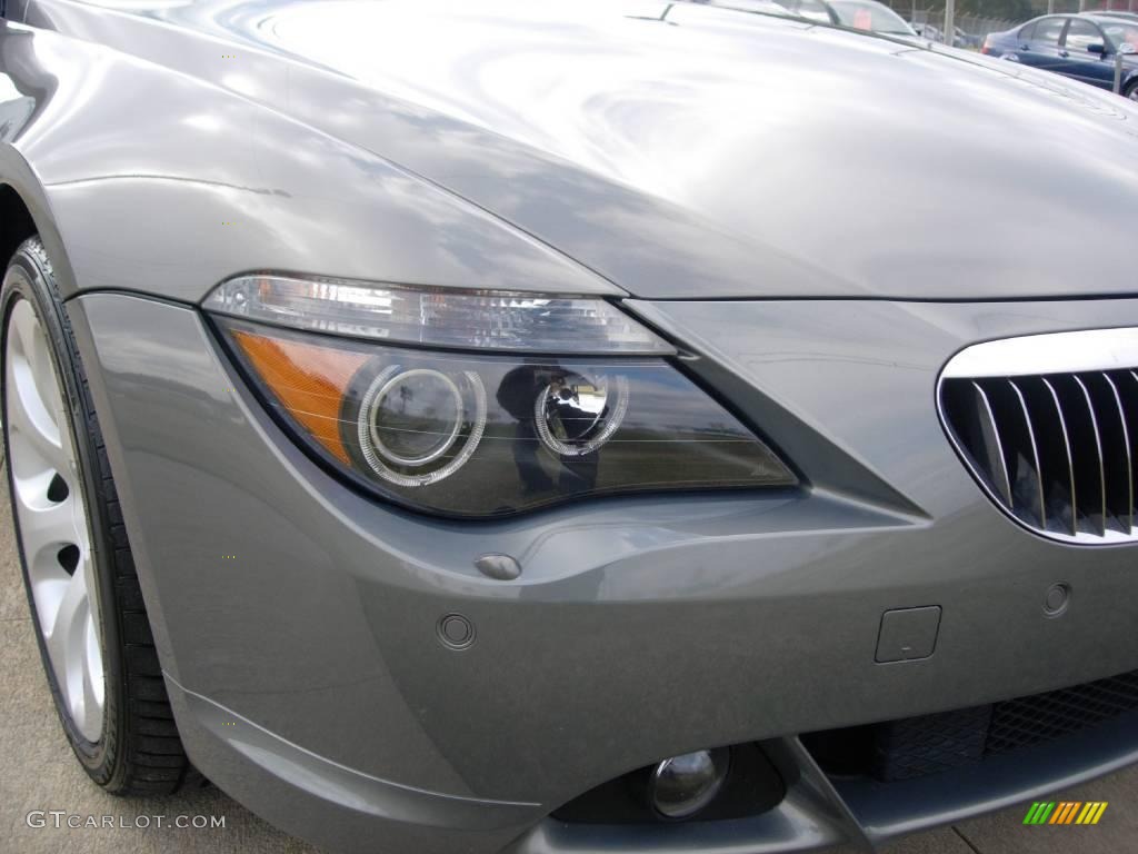2007 6 Series 650i Convertible - Stratus Grey Metallic / Cream Beige photo #11