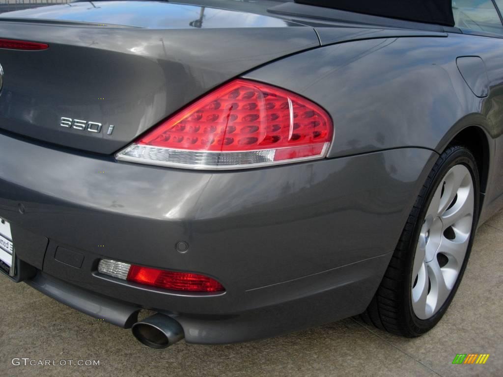 2007 6 Series 650i Convertible - Stratus Grey Metallic / Cream Beige photo #14