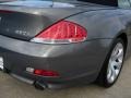 2007 Stratus Grey Metallic BMW 6 Series 650i Convertible  photo #14