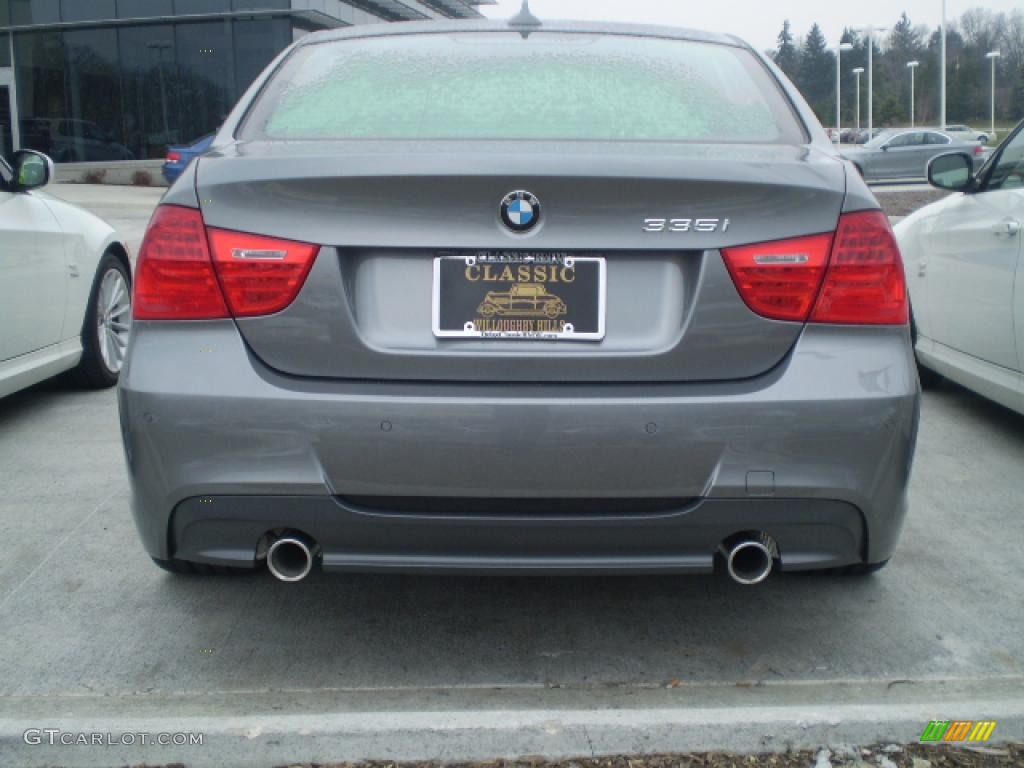 2009 3 Series 335i Sedan - Space Grey Metallic / Grey photo #2