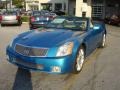 2008 Elektra Blue Tintcoat Cadillac XLR -V Series Roadster  photo #2